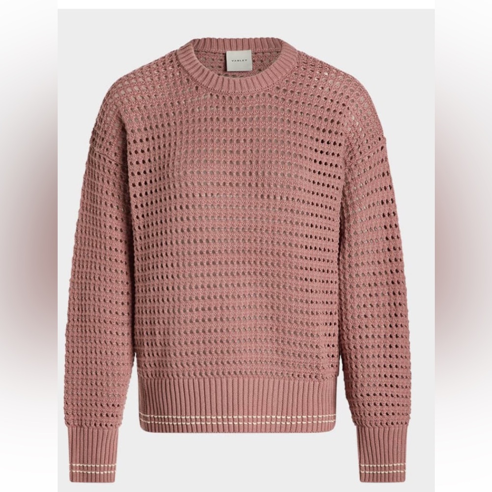 VARLEY Fox Knit Crew, small, dusty rose